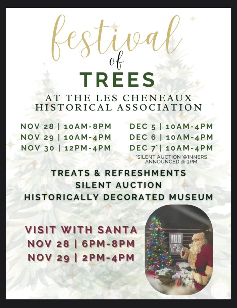 Festival of Trees Flyer